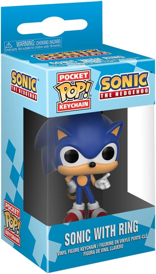 Funko Pop! Keychain: Games - Sonic with Ring