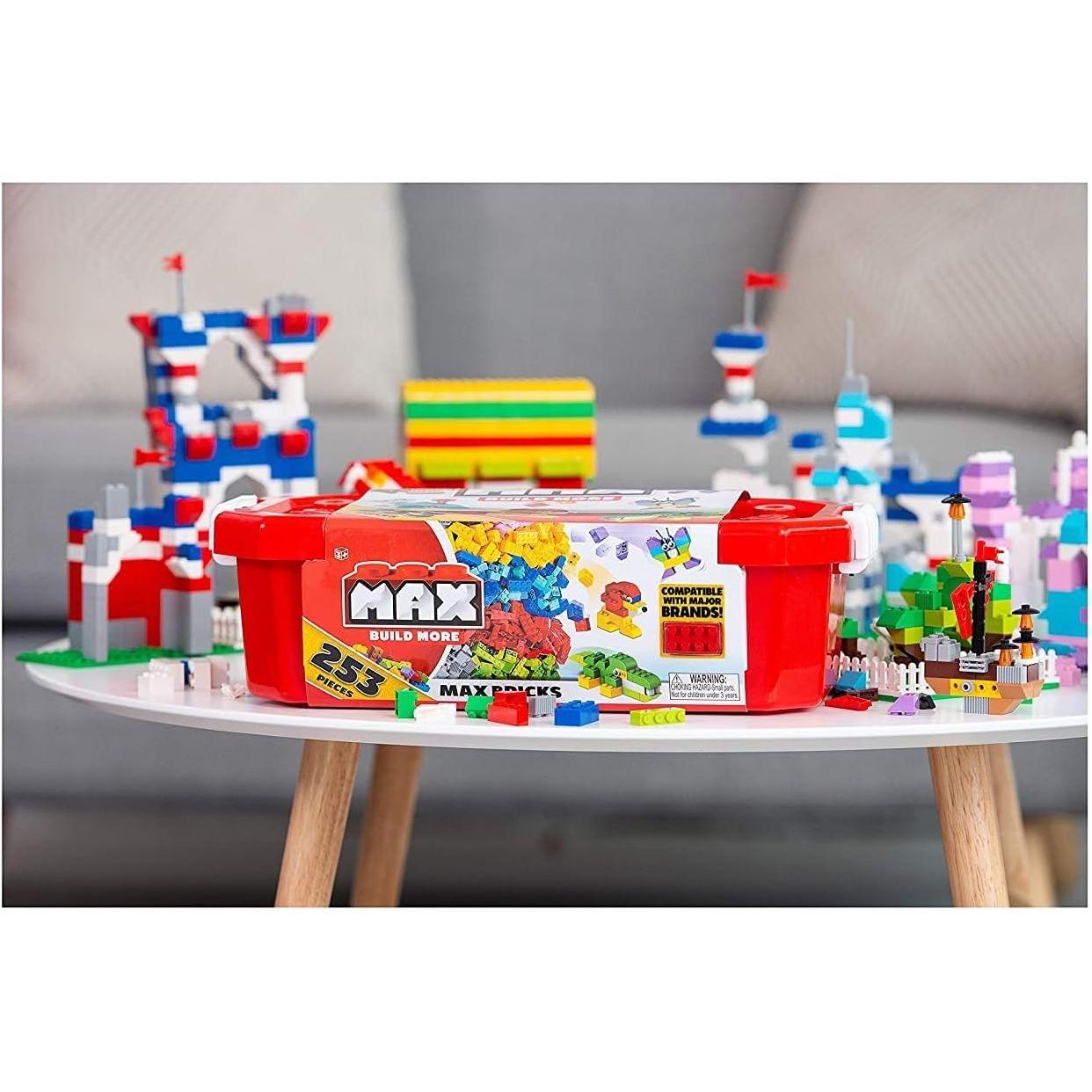 Zuru S002 Max Build More Building Value Bricks Set 253-Pieces, Multicolor