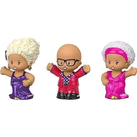 Little People Collector Rupaul Special Edition Figure Set in Display Gift Package for Adults & Fans, 3 Figurines