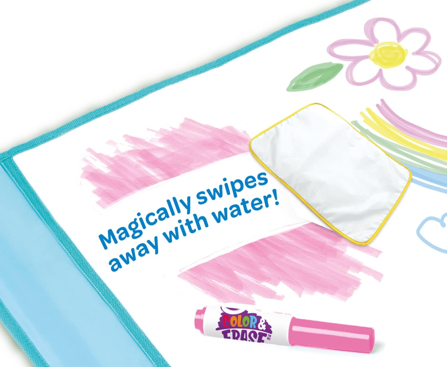 Crayola Mini Kids - Paint and Colour Rug, Maxi Surface Reusable for Drawing and Colouring