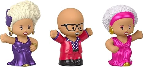 Little People Collector Rupaul Special Edition Figure Set in Display Gift Package for Adults & Fans, 3 Figurines