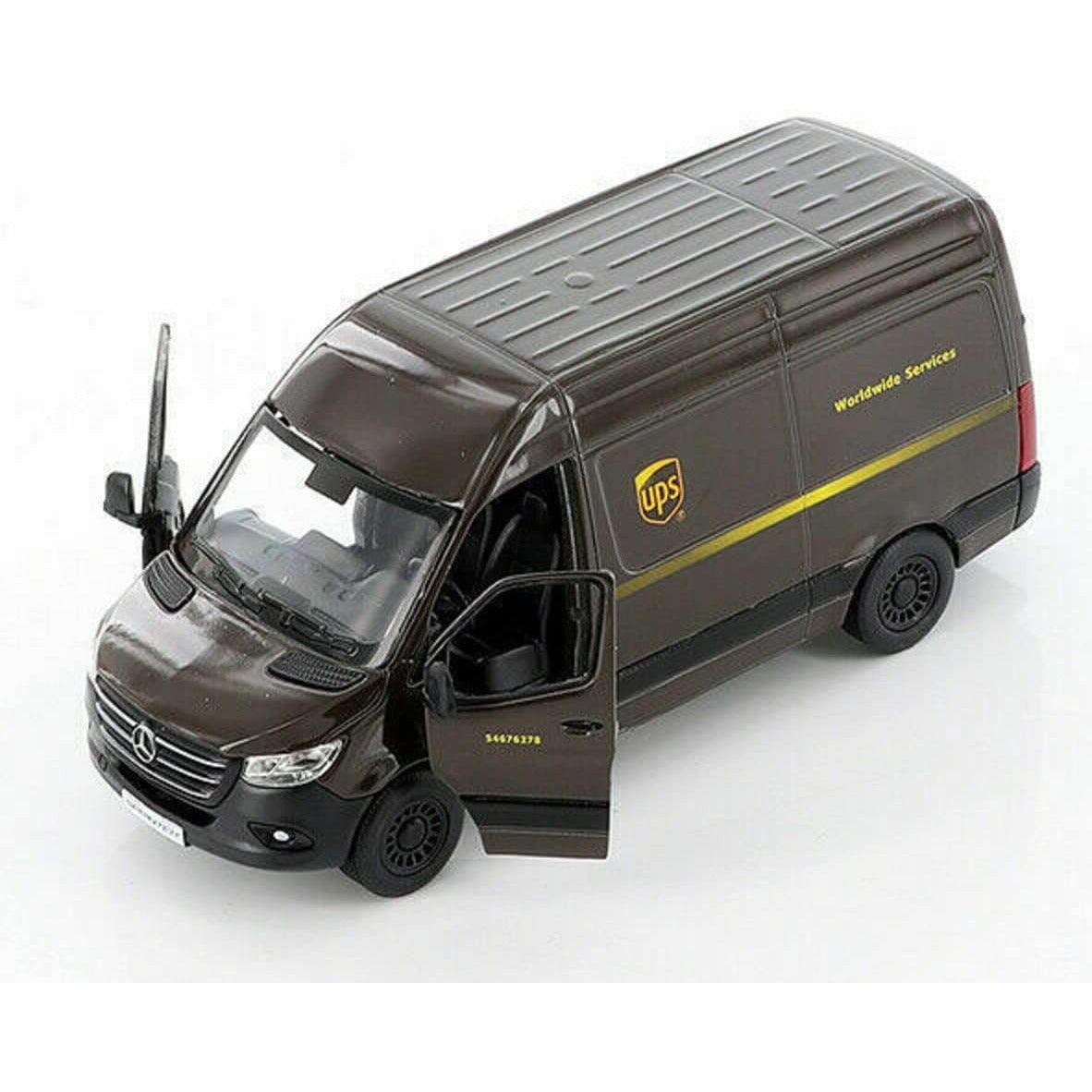 KiNSMART Mercedes-Benz Sprinter UPS Edition Delivery Van 1:48 Scale - BumbleToys - +18, 2-4 Years, 5-7 Years, Boys, Cars, Characters, collectible, Collectible Vehicles, collectors, Pixar, Pre-Order