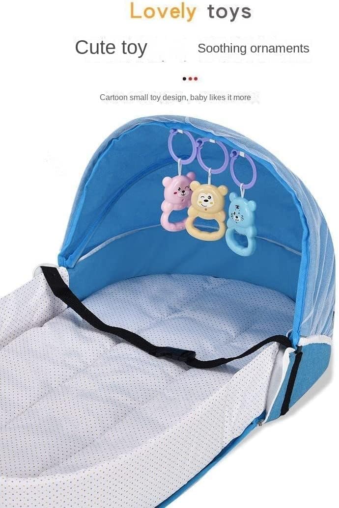 Baby Sleeper Travel Bag – Portable Foldable Bassinet, Diaper Bag & Backpack