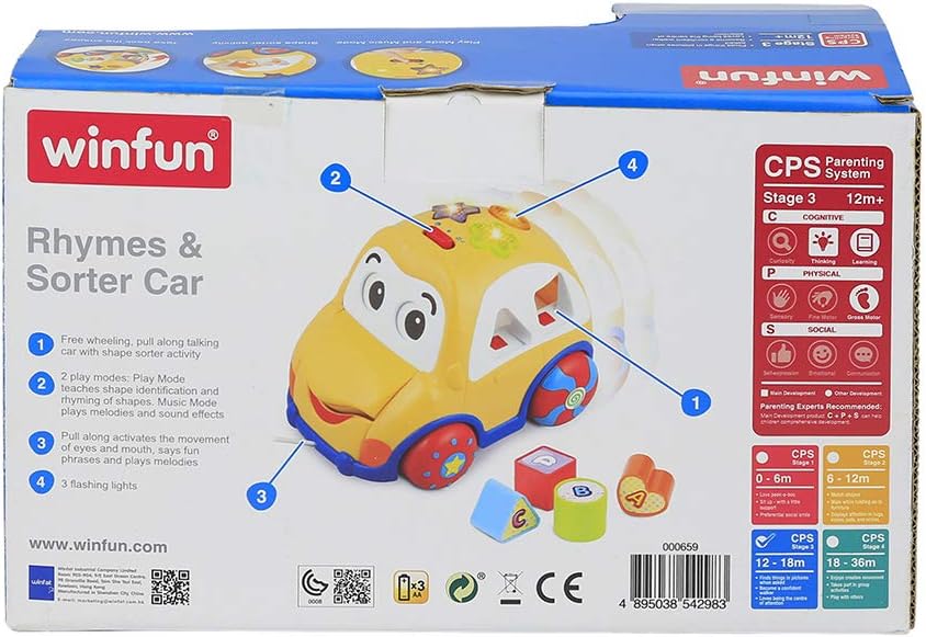 Winfun Rhymes and Sorter Car