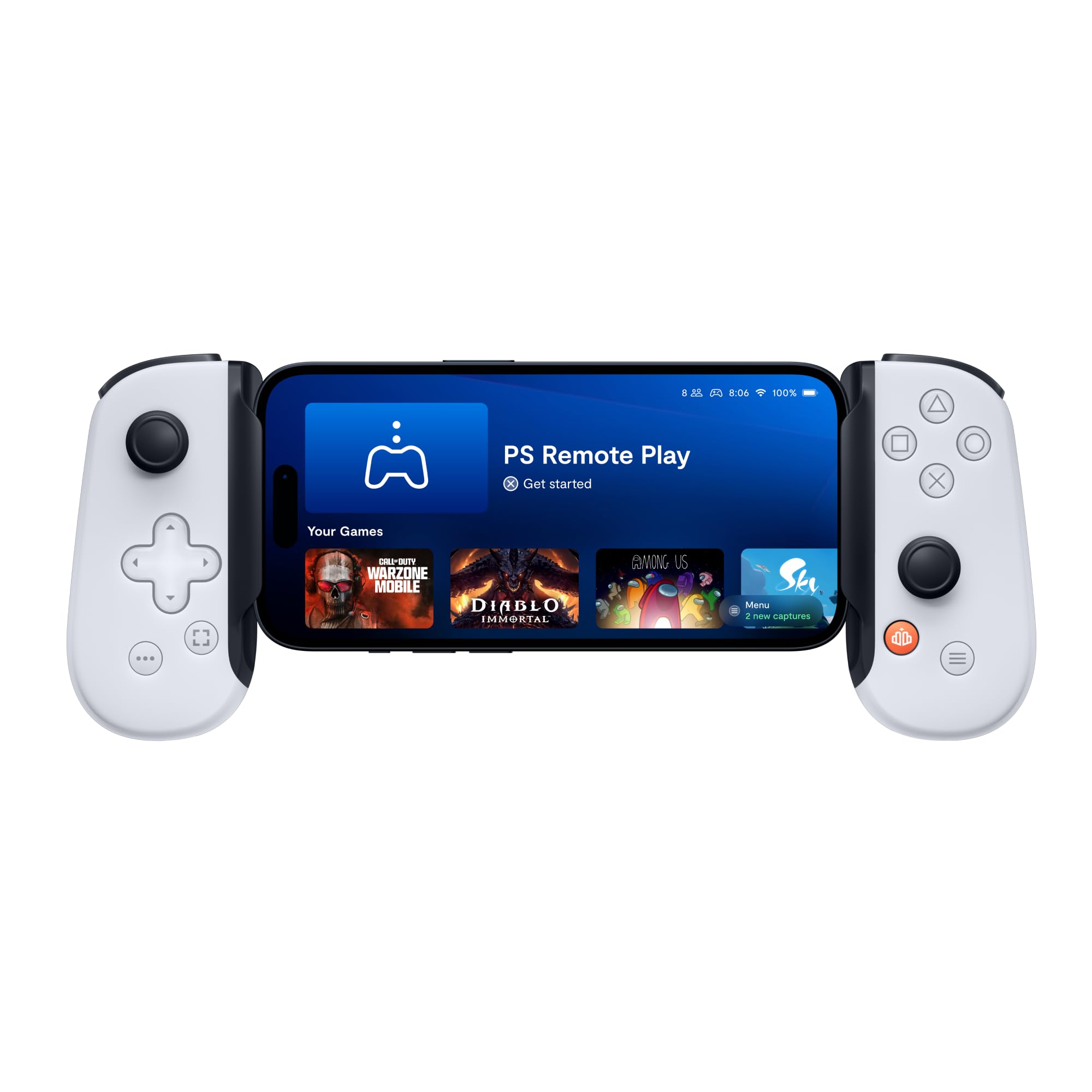 BACKBONE One Mobile Gaming Controller for Android and iPhone 15/16 Series (USB-C) - 2nd Gen