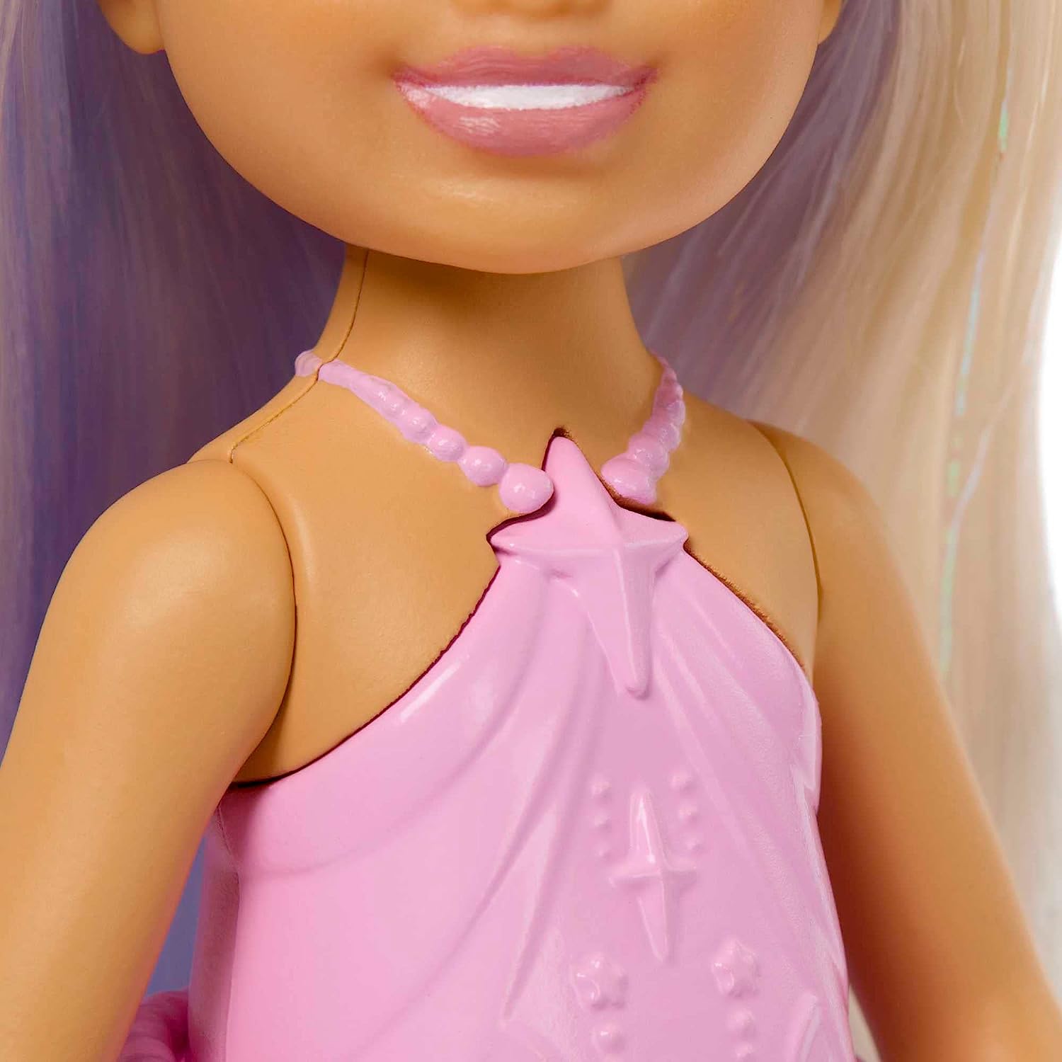 Barbie Unicorn-Inspired Chelsea Doll with Lavender Hair, Unicorn Toys, Horn Headband and Detachable Tail