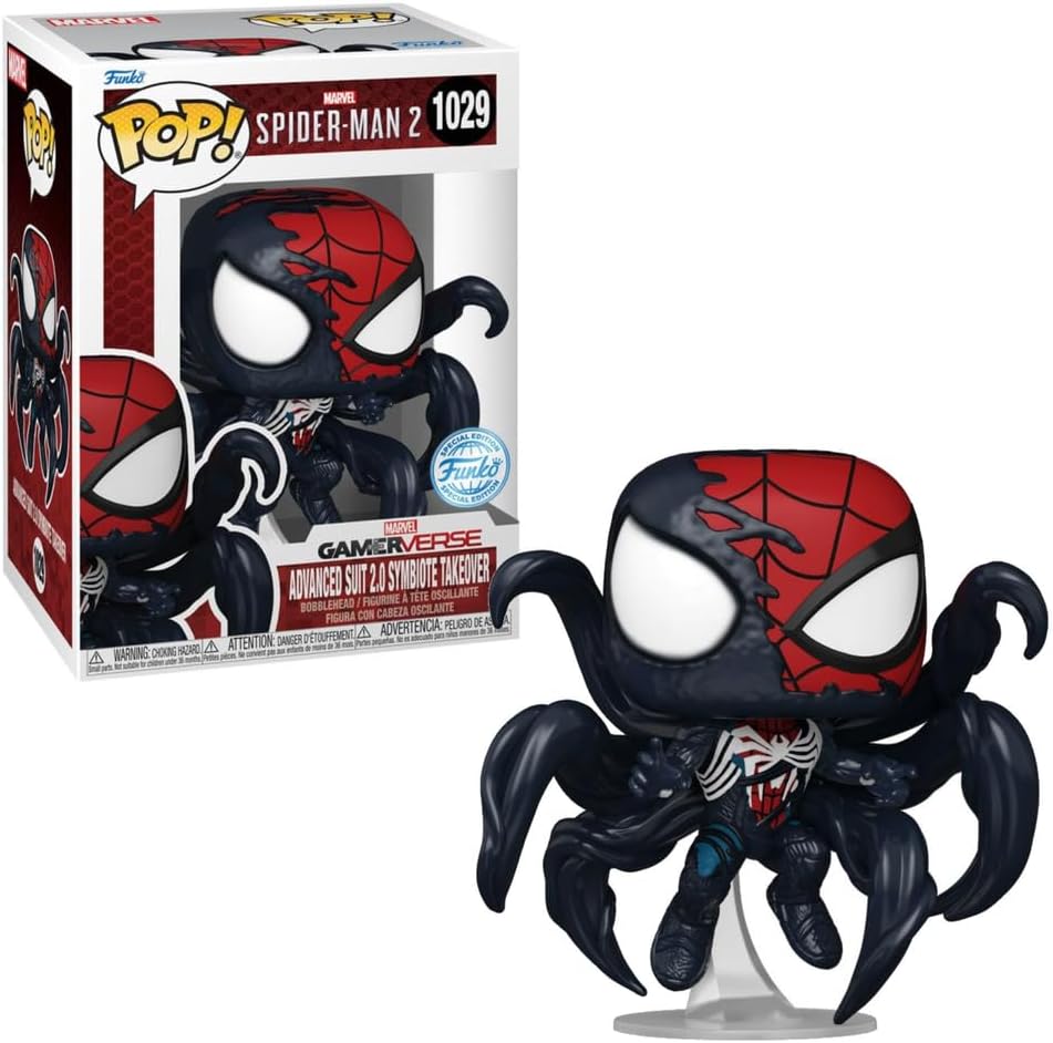 Funko Pop! Marvel Gamerverse - Spider-Man 2 - Advanced Suit 2.0 Symbiote Takeover