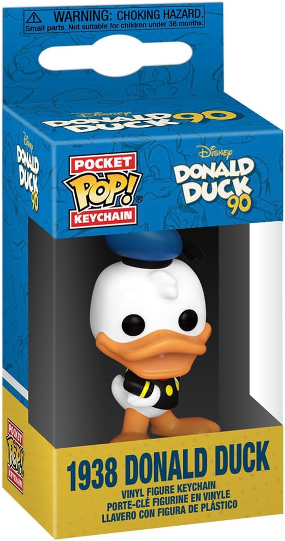 Funko Pop! Keychain: Donald Duck 90th Anniversary - 1938 Donald Duck