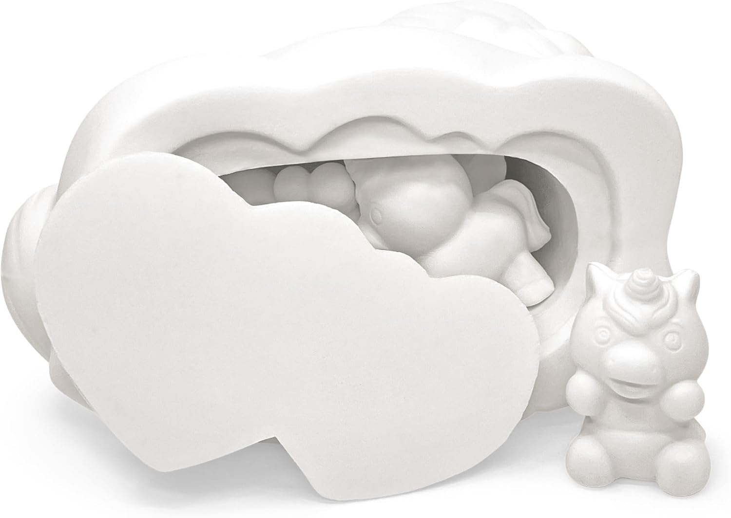 Shimmer 'n Sparkle CRA-Z Squeezies Unicorn Surprise Mommy & Babies Plush Making Kit - 5 Piece Squeezie Set - Arts and Crafts Activity for Ages 6 and Up