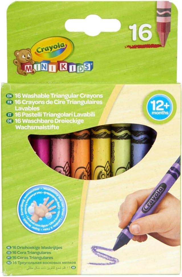 Crayola Mini Kids Beginnings Washable 16 Triangular Crayons