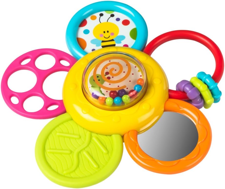 Winfun DAISY SPIN RATTLE 'N TEETHER