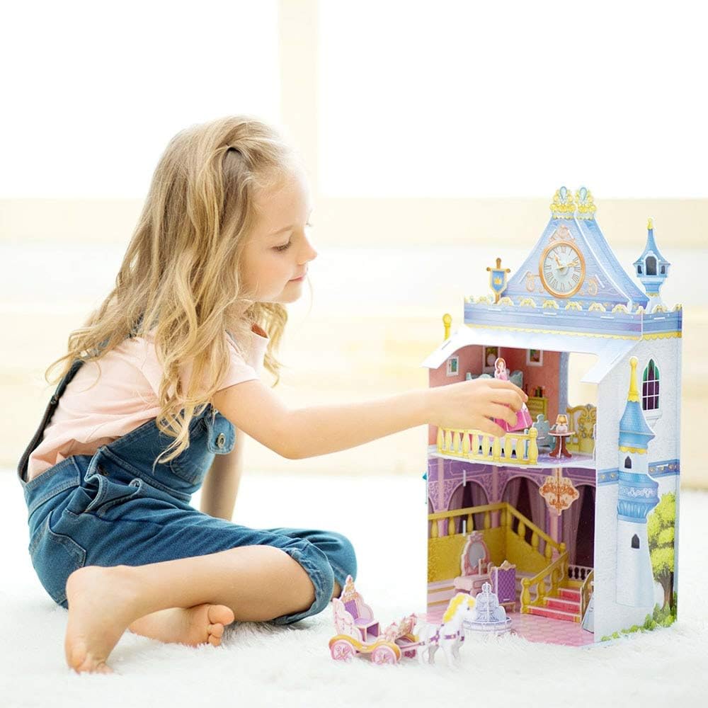 Cubic Fun Fairytale Castle 3D Puzzle For Girls - 81 Pieces