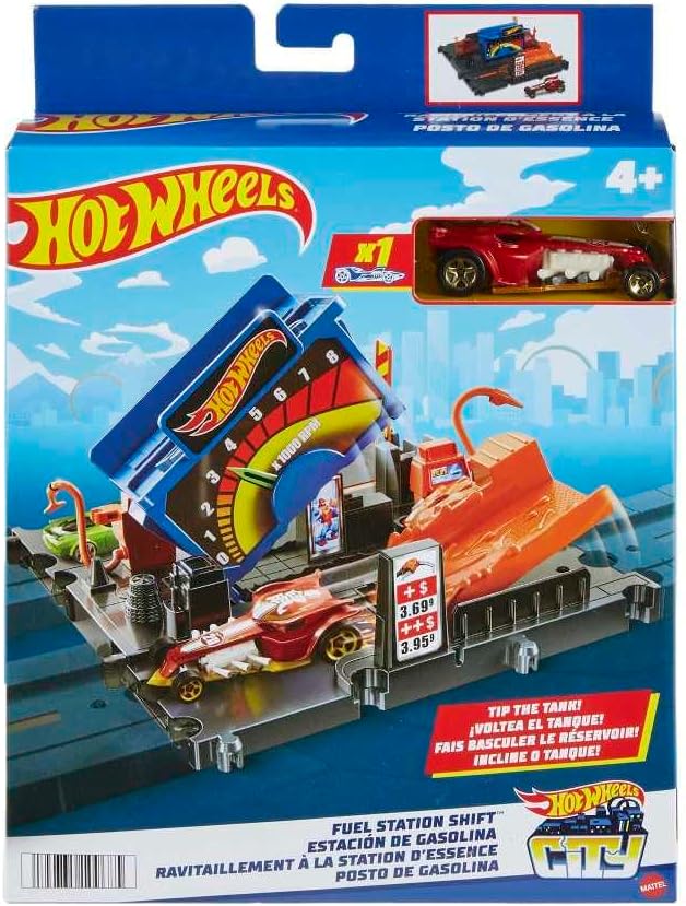 Hot Wheels Fuel Station Shift Station Essence Tankstelle
