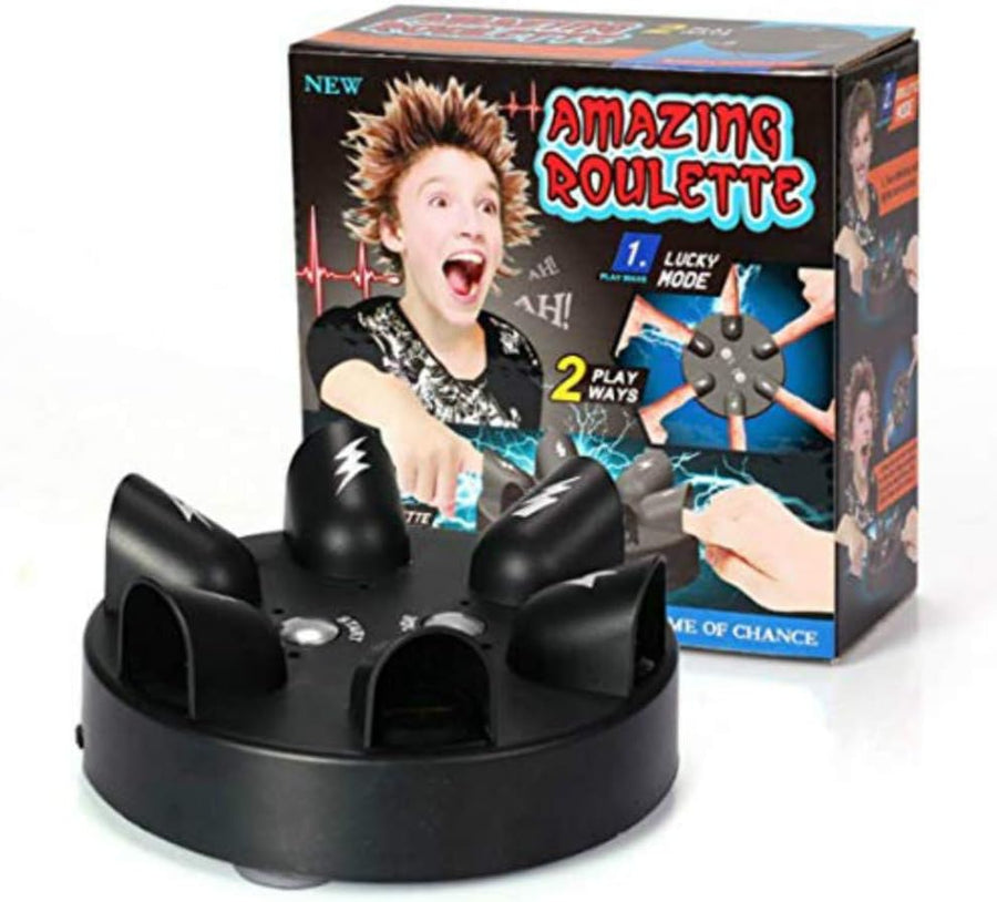 Lucky Electric Finger Lie Detector ,Tricky Finger Shock Game Shocking Roulette Shots Reloaded Shock Table Game The Cogs of Fate Party Shot Game