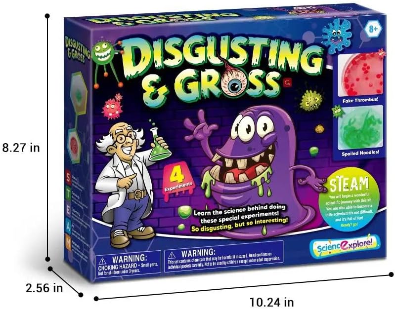 Eduman Disgusting and Gross Science Explore Toys