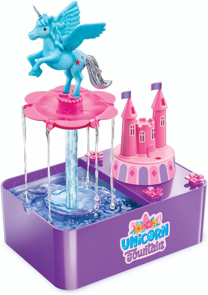 4M KidzMaker - Unicorn Fountain - Build a floating fountain and learn about the science of electric toys