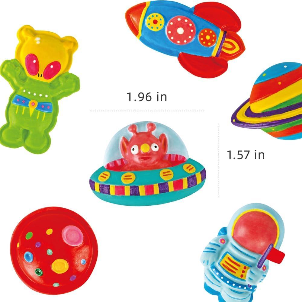 Eduman Mould & Paint Space Elements, DIY Toy for kids T2552, 6+