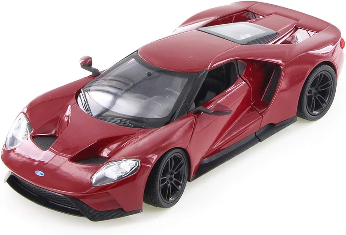 سيارة Welly Nex Die-Cast المعدنية النموذجية بمقياس 1:24-2017 Chevrolet Corvette Z06