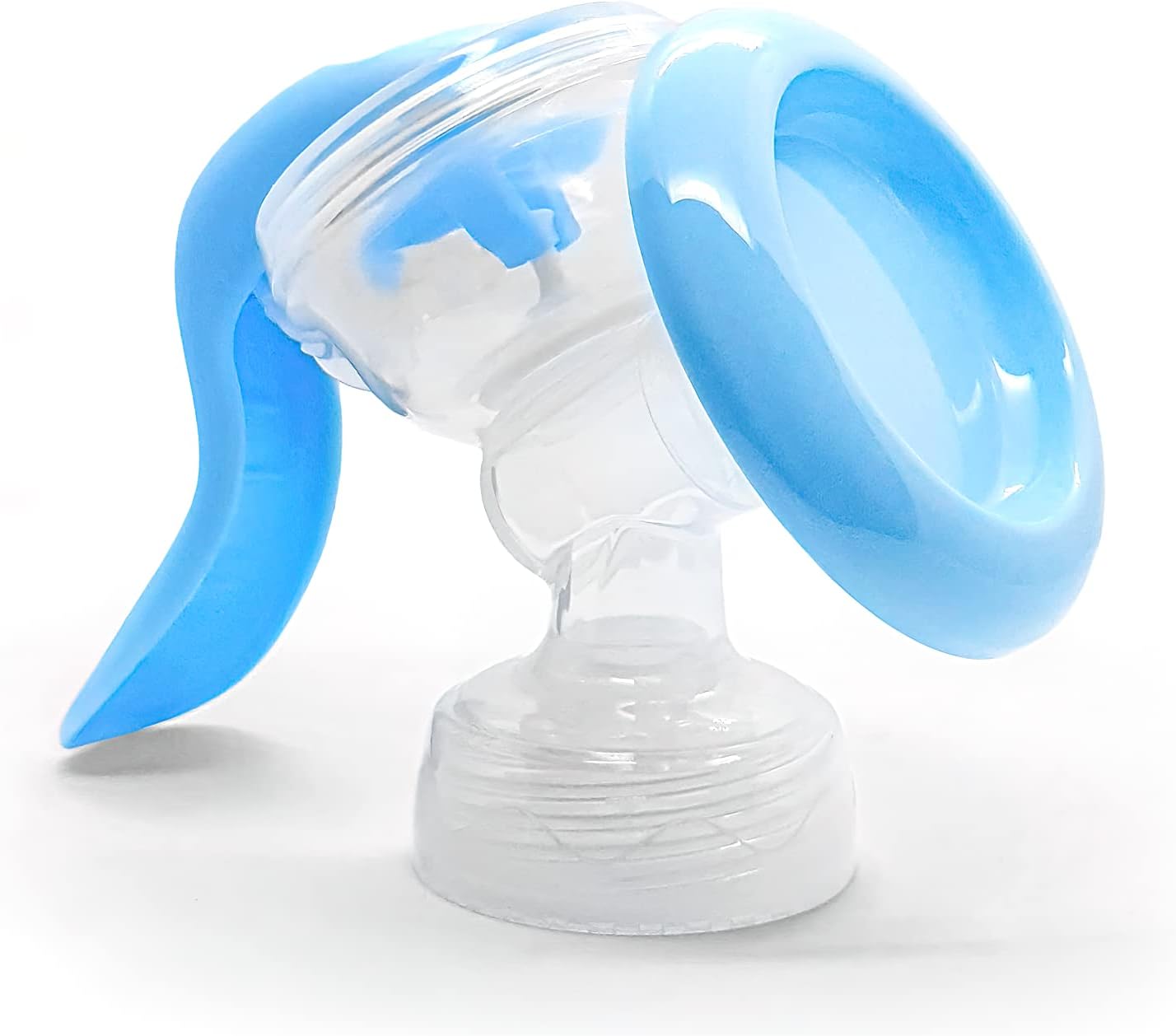Bubbles manual breast pump - light blue