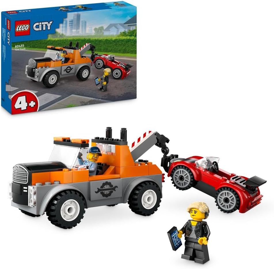 LEGO® City 60435 Sports Car Tow Truck and Repair Vehicle Toy Set