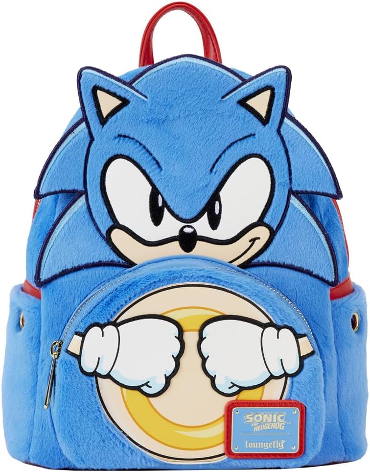 Funko Loungefly Cartoon Animation: Sega Sonic The Hedgehog Classic Cosplay Mini Backpack