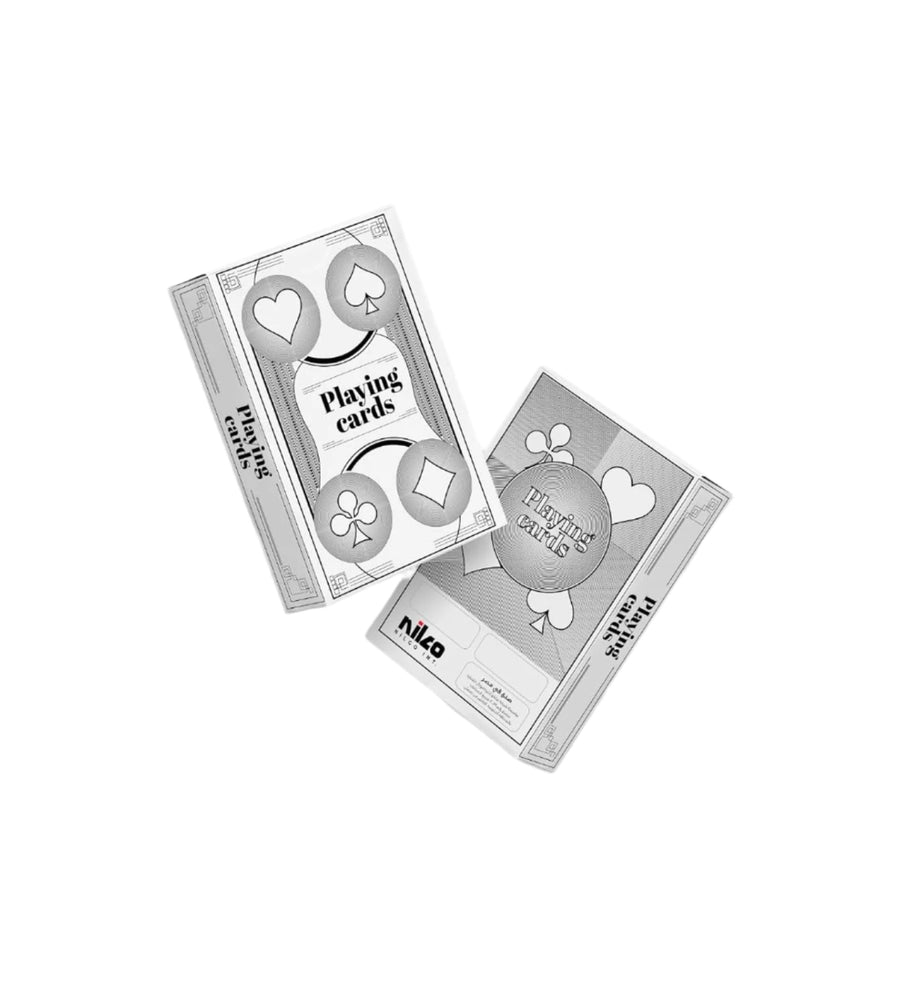 Premium Nilco playing cards Black & White - New Edition