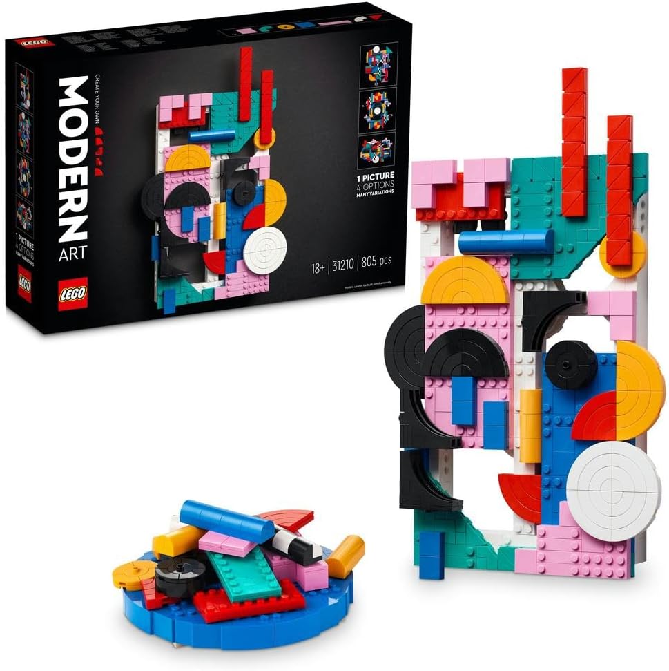 LEGO® Art 31210 Modern Art Building Kit; Abstract Wall Art for Adults and Gift Idea for Artists