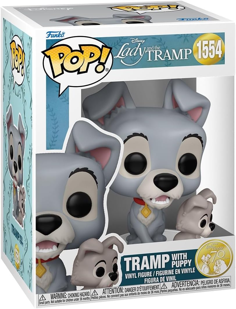 Funko Pop! Disney: Lady and The Tramp - Tramp with Puppy