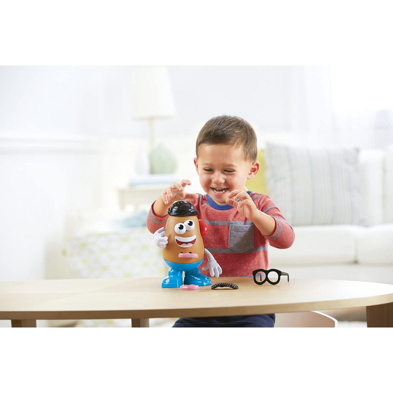 Mr Potato Head Classic Toy For Kids Ages 2 and Up,Includes 13 Parts and Pieces to Create Funny Faces