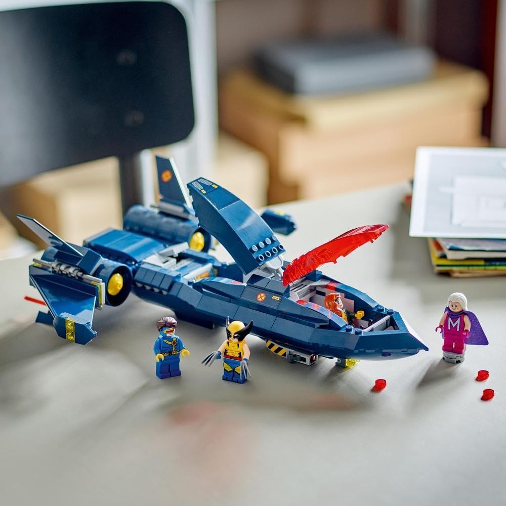 LEGO 76281 Marvel X-Men X-Jet Buildable Toy Plane for Kids