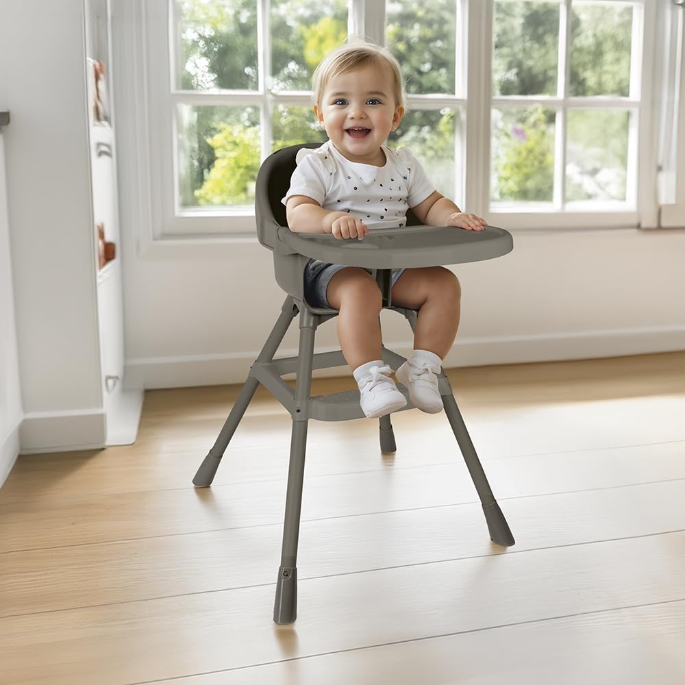 Dolu High Chair – Stone Grey