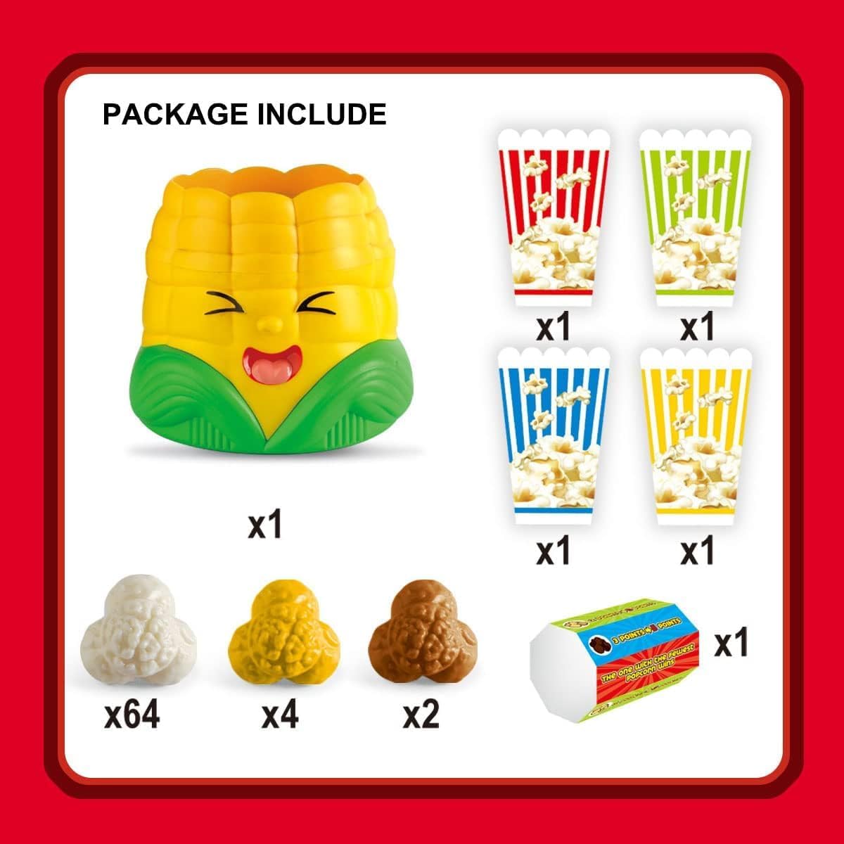 Board Games Popcorn for Family Night Party Games