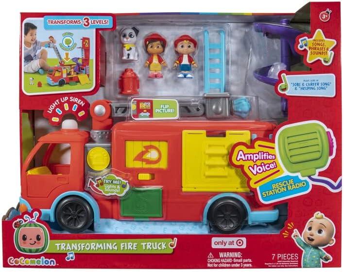 Cocomelon Deluxe Transforming Firetruck Battery Operated
