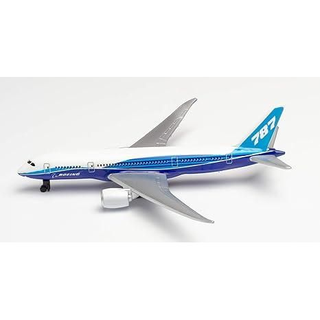 Daron Boeing 787 Dream Liner Single Plane, White Blue