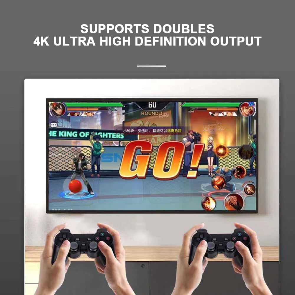 Retro M8 Pro Mini Super 3D Games + 10K Games + 2 Controllers - Android 12 - CPS3, GBA, N64, PS1, PSP, SNES