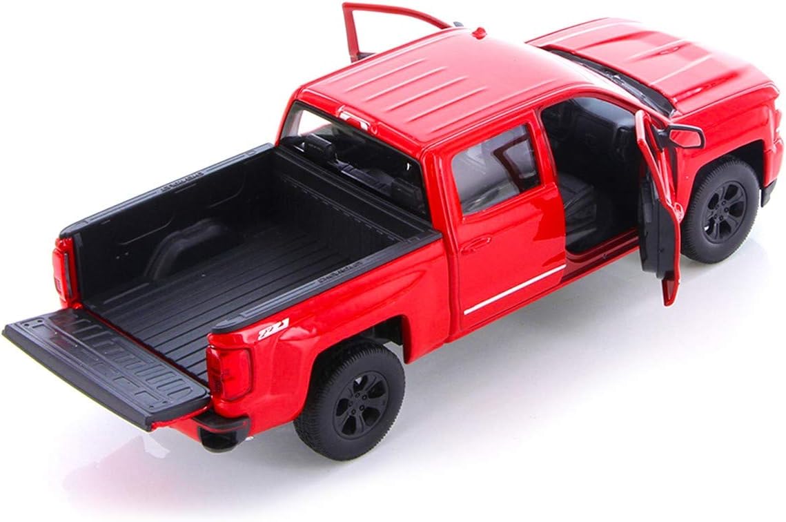 سيارة Welly Nex Die-Cast Metal Model بمقياس 1:24- 2017 Chevrolet Silverado (قد تختلف الألوان)