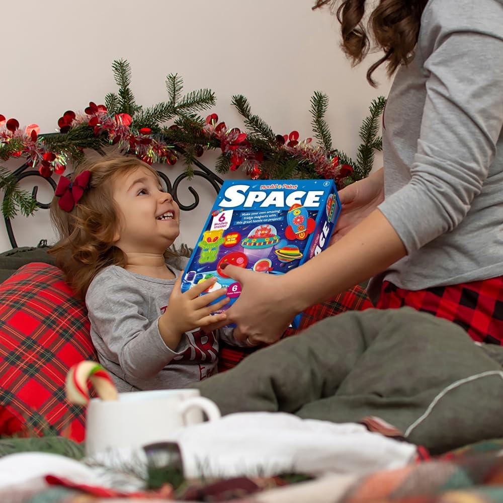 Eduman Mould & Paint Space Elements, DIY Toy for kids T2552, 6+