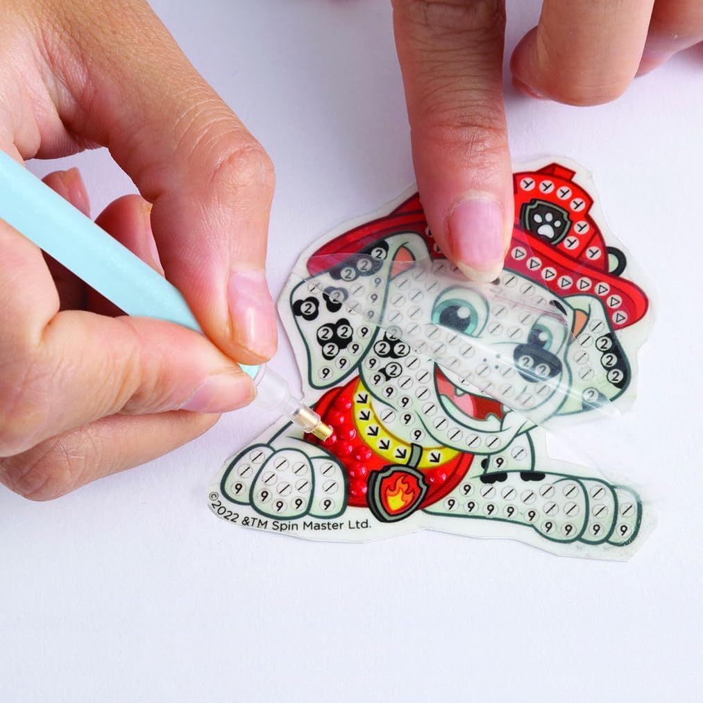 مجموعة لوحات ألماس أصلية خماسية الأبعاد من باو باترول، DTZ10.008، 6 زخارف