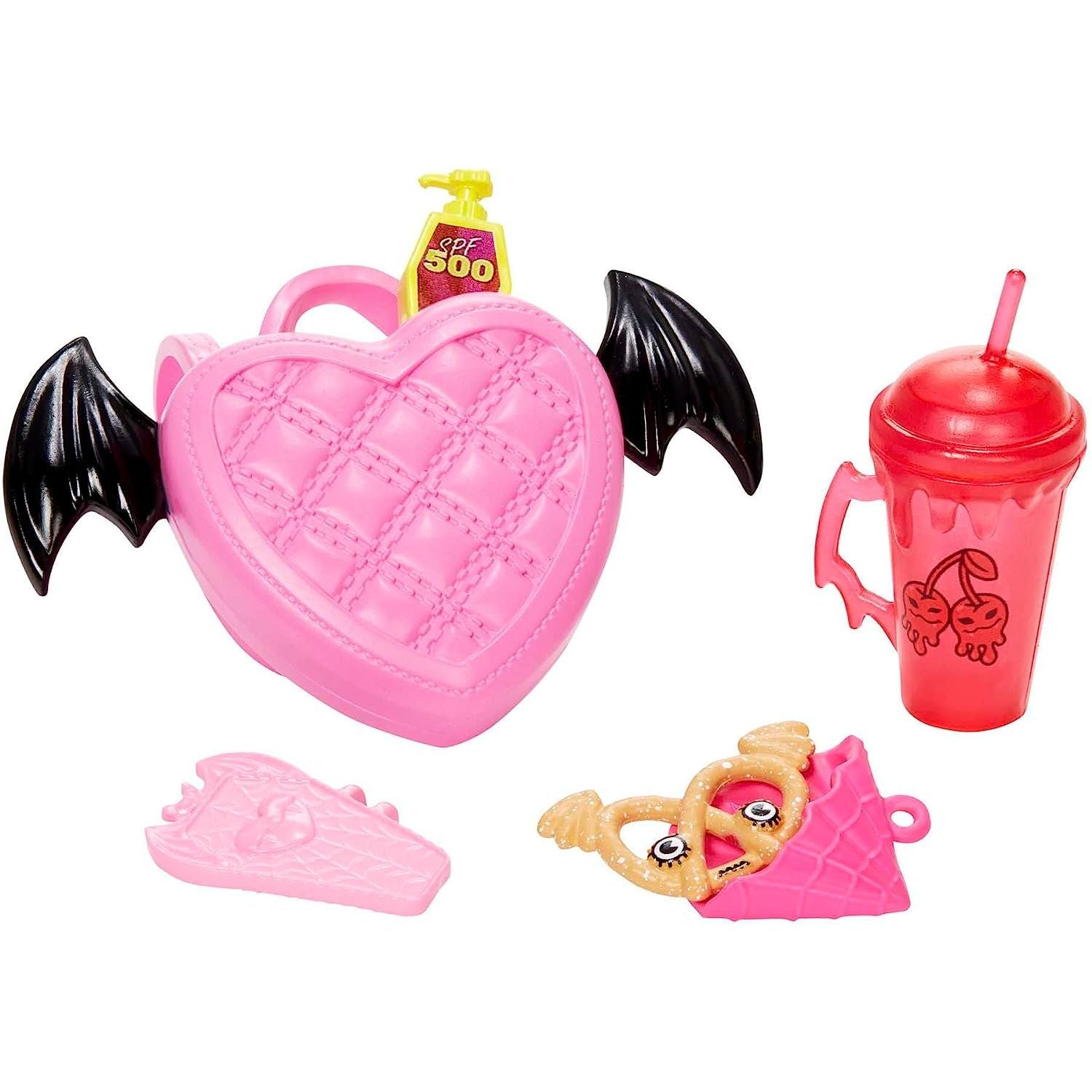 Monster High Draculaura Fashion Doll with Pink & Black Hair, Signature Look, Accessories & Pet Bat