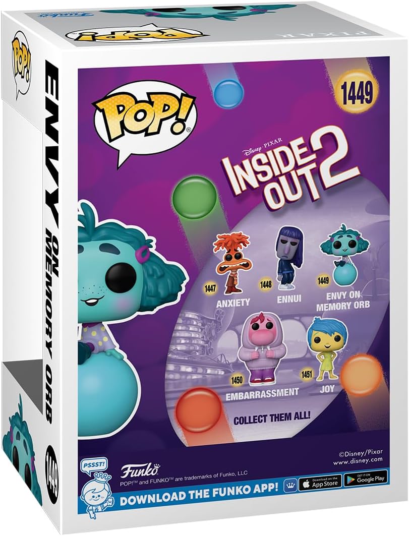 Funko Pop! Disney: Inside Out 2 - Envy on Memory Orb