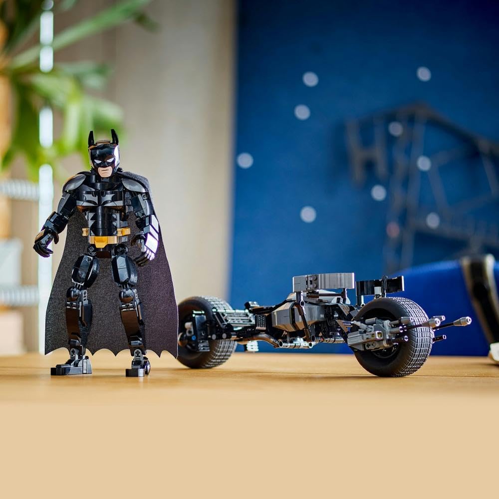 LEGO® 76273 DC Batman™ مجسم باتمان وباتمان قابل للبناء 