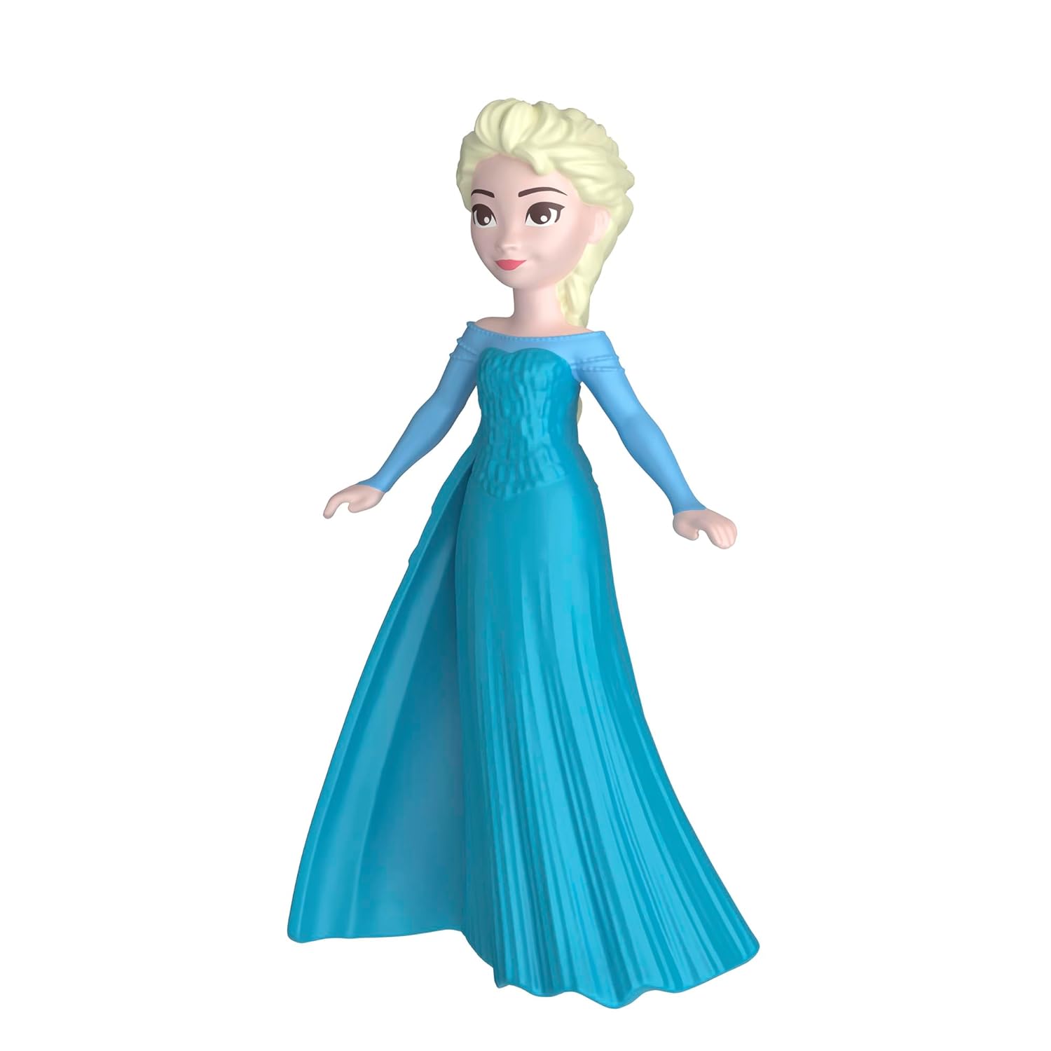 Disney Princess Mattel Elsa Mini Figure Collectible in Signature Look, 2.75” Scale, Inspired by Disney’s The Princess and The Frog Movie