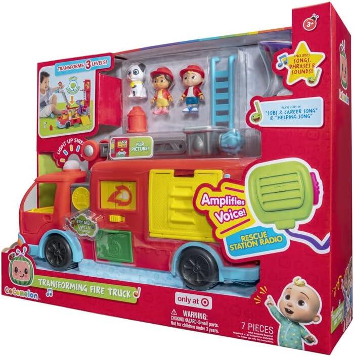 Cocomelon Deluxe Transforming Firetruck Battery Operated
