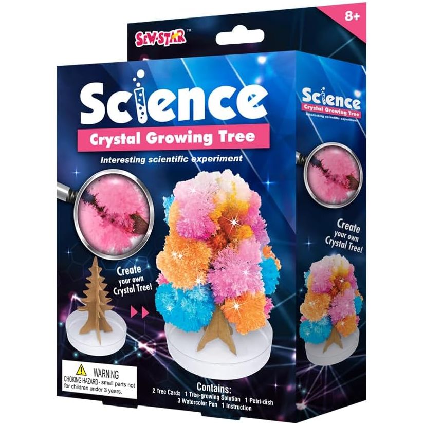 Sew Star Crystal Growing Tree - Science toy for kids SS-19-001,