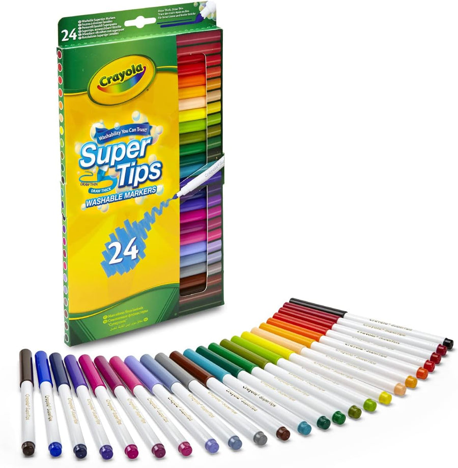 Crayola X24 Super Tips Washable Markers