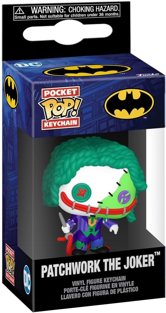 Funko POP Keychain DC Batman - Patchwork The Joker