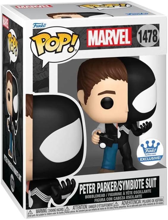 Funko Pop! Marvel : Peter Parker/Symbiote Suit Vinyl Bobblehead 1478