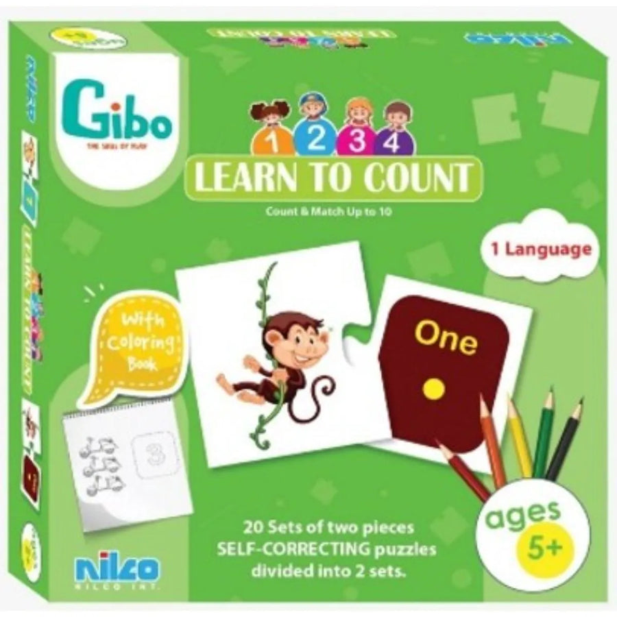 Nilco 20306 Learn To Count Card Game