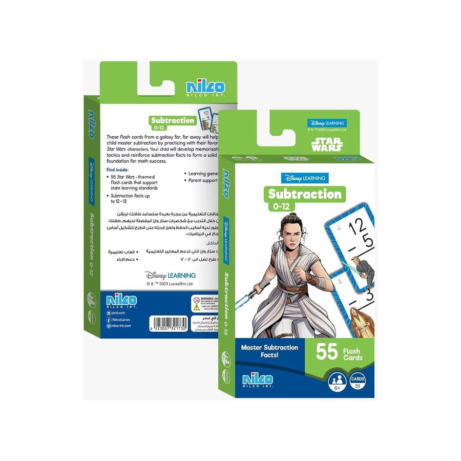 Nilco Learning Flash Cards – Starwars Subtraction
