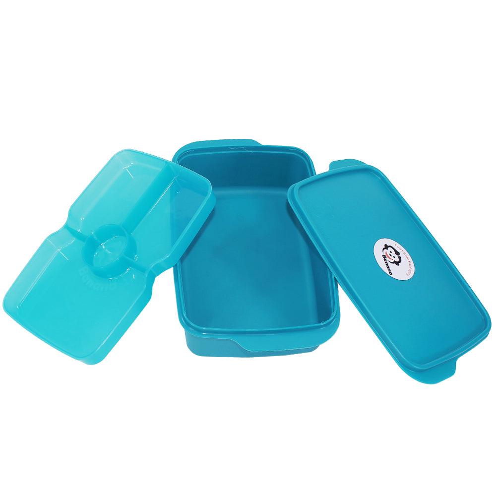 Banana Divided Lunch Box With Splitter 1.5L – Turquoise